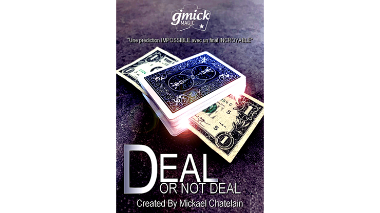 DEAL NOT DEAL Red (Gimmick and Online Instructions) by Mickael Chatelain 