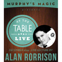 At the Table Live Lecture - Alan Rorrison 12/10/2014 - video DOWNLOAD