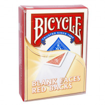 Bicycle Blank Faces / Red Backs