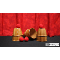 Cups and Balls (Wooden) by Mr. Magic 