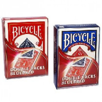 Bicycle deck - Double Back (red/blue)