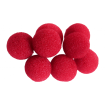0.75" Mini Super Soft Sponge Ball (Red) Bag of 8 from Magic by Gosh