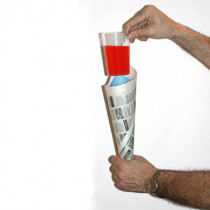 Comedy Glass in Paper Cone by Bazar de Magia