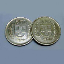 5 Franken doppelseitig - Münze