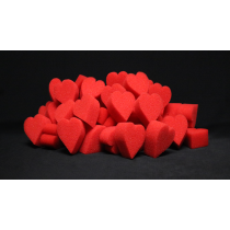 Ultra Soft Red Hearts Bag of 50 by Magic By Gosh