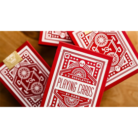DKNG (Red Wheel)  Playing Cards by Art of Play 