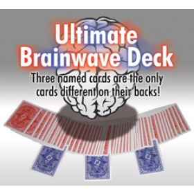 Ultimate Brainwave-Deck rot, blau sortiert / Large Index by Card-Shark