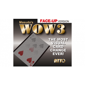  WOW 3 Face-Up (Gimmick and Online Instructions) by Katsuya Masuda 