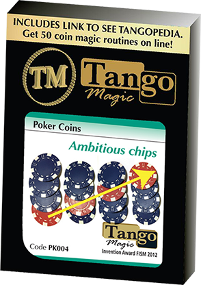Ambitious Chip (Gimmick and Online Instructions) by Tango Magic 