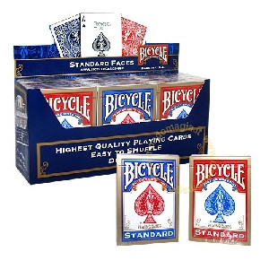 Bicycle Standard  Deck - 808 Rider Back (blau)
