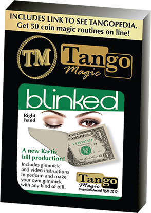 Tango Blinked Left Handed (Gimmick and Online Instructions) V0015 by Tango Magic 