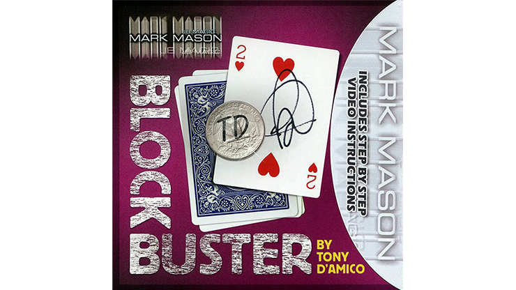 BLOCK BUSTER Red (Gimmick and Online Instructions) by Tony D'Amico and Mark Mason 