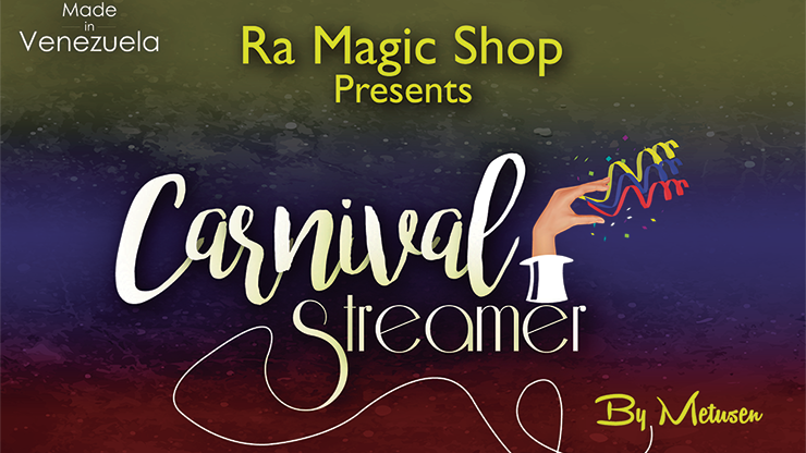 Carnival Streamer Halloween (Orange and Black) by Ra Magic