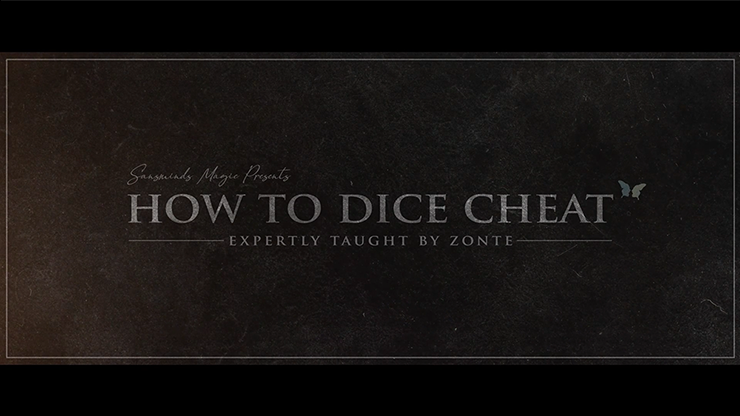 How to Cheat at Dice Black Leather (Props and Online Instructions)  by Zonte and SansMinds