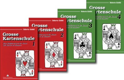 Buchset: Grosse Kartenschule 1,2,3 & 4 von Roberto Giobbi
