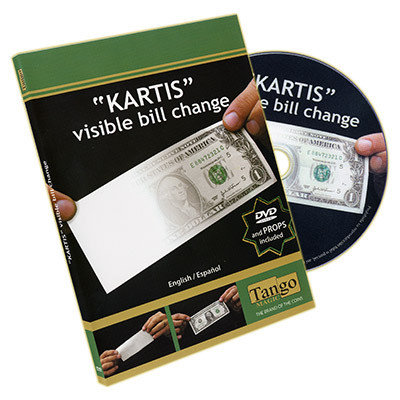 The Kartis Visible Bill Change (DVD and Gimmick) by Tango and Kartis