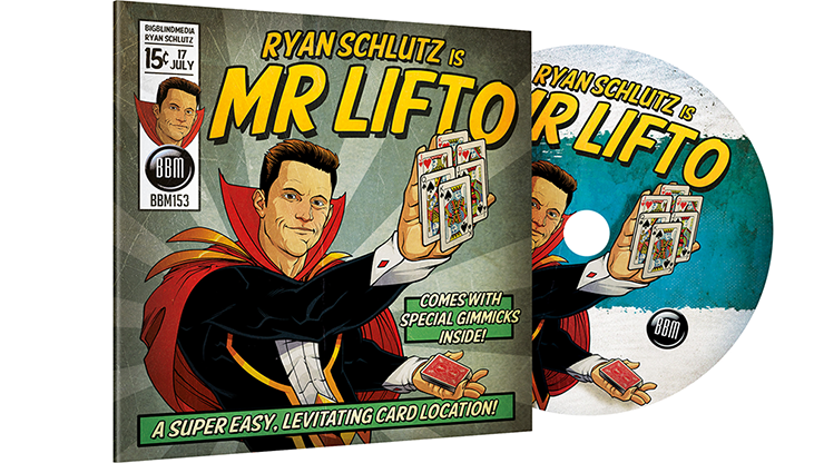 MR LIFTO (DVD and Red Gimmicks) by Ryan Schlutz and Big Blind Media 