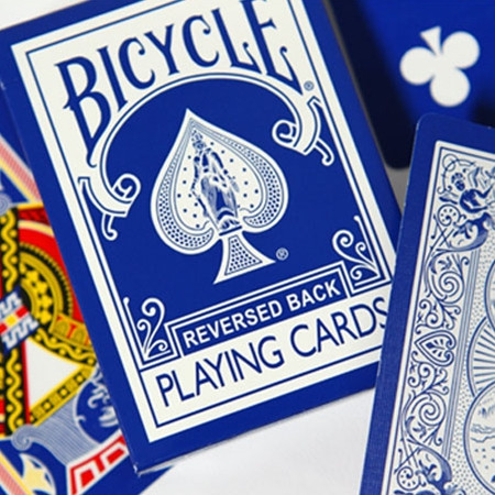 Reversed Back Bicycle Blue (Blue Ice Deck 2nd Generation) 