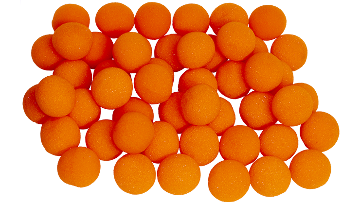 1.5" Super Soft Sponge Ball (Pack 50 Schwammbälle orange) 4 cm by Gosh