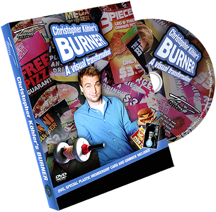 Burner (gimmicks & DVD) by Christopher Köhlers Burner