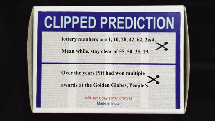 CLIPPED PREDICTION (Lotto/Golden Globe) by Uday
