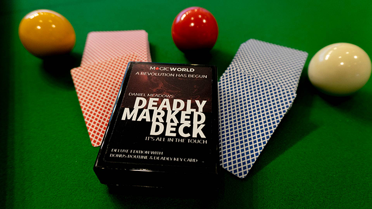 DEADLY MARKED DECK BLUE BEE (Gimmicks and Online Instructions) by MagicWorld