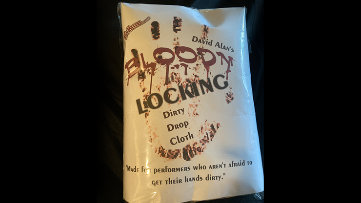Dirty Drop Cloth Magnetic (BLOODY) by David Alan Magic