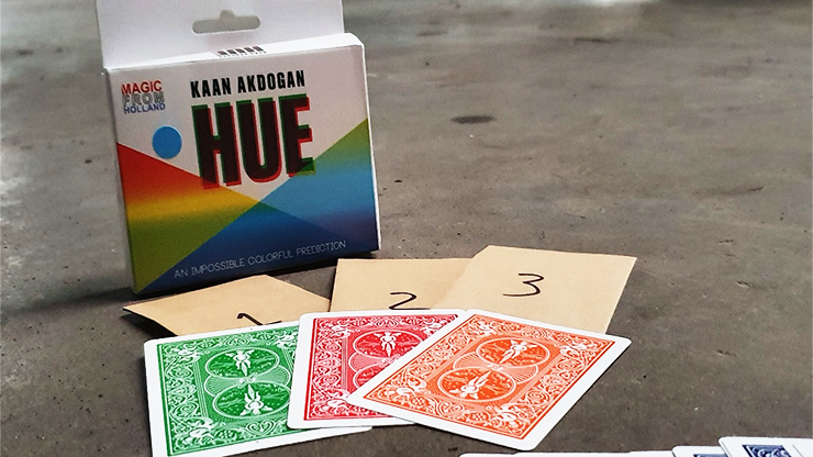 HUE Red (Gimmicks and Online Instructions) by Kaan Akdogan and MagicfromHolland 