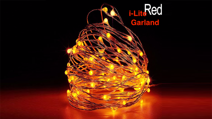 i-Lite Garland RED by Victor Voitko (Gimmick and Online Instructions)