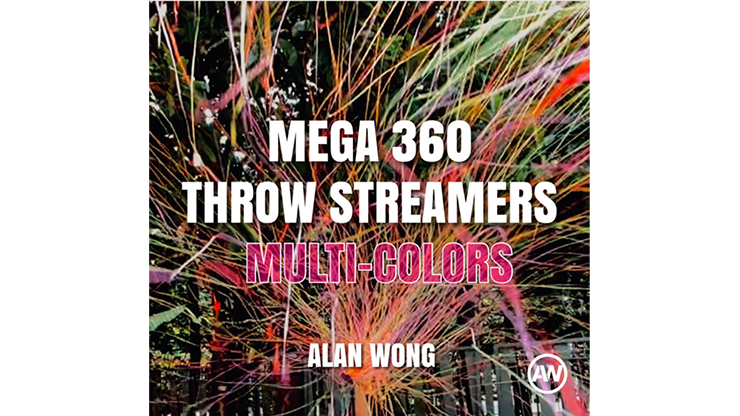 MEGA 360 Throw Streamers MULTI COLOR by Alan Wong