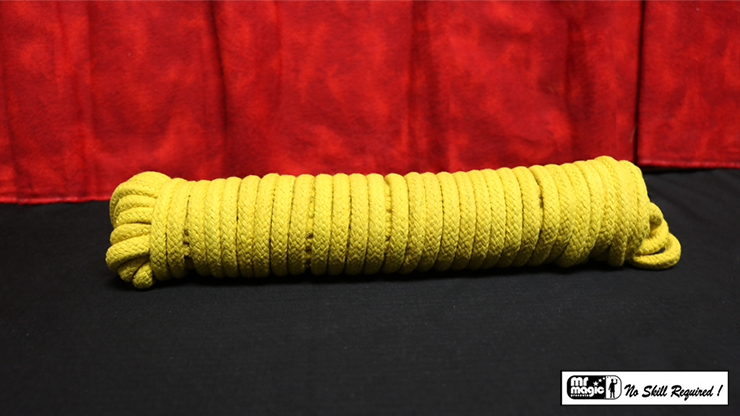 Cotton Rope (Yellow) 50 ft by Mr. Magic /  8 mm 15m