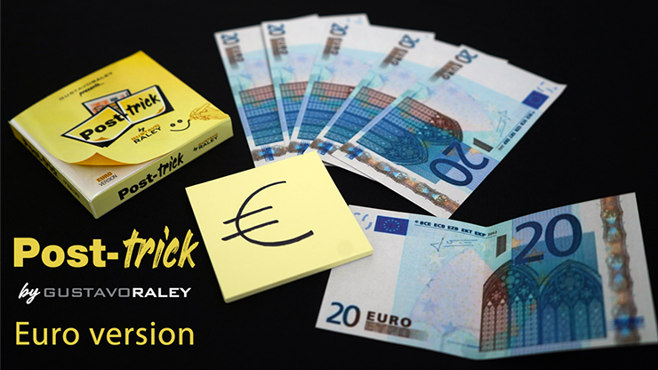 POST TRICK EURO (Gimmicks and Online Instructions) by Gustavo Raley