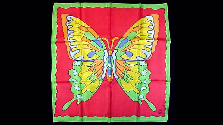 Rice Picture Silk 18" (Butterfly) by Silk King Studios - Seidentuch