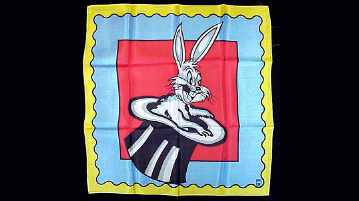 Rice Picture Silk 18" (Rabbit in Hat) by Silk King Studios - seidentuch