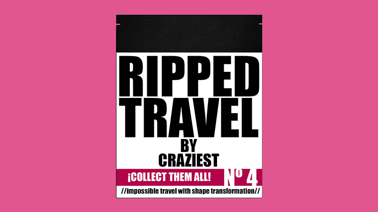 RIPPED TRAVEL (Blue Gimmicks and Online Instruction) by Craziest 