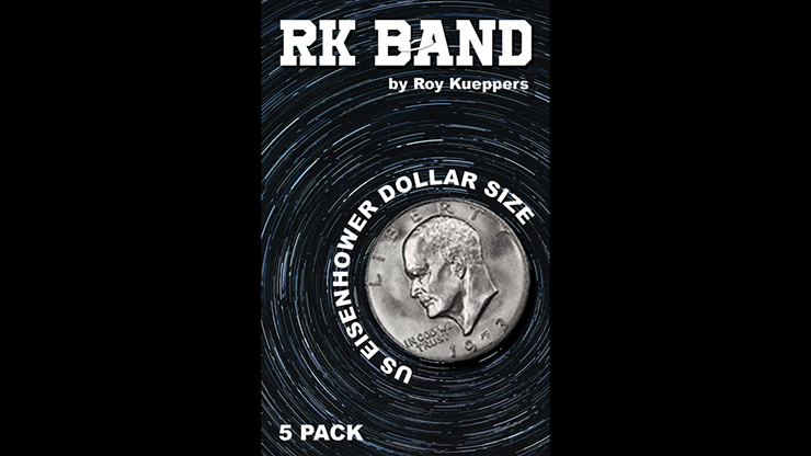 RK Bands Dollar Size For Flipper coins (5 per package)