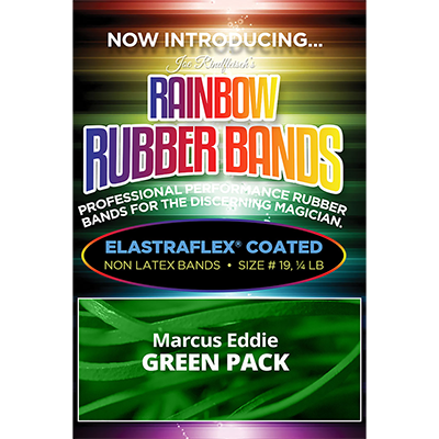 Joe Rindfleisch's Rainbow Rubber Bands (Marcus Eddie - Green Pack Size 19) by Joe Rindfleisch