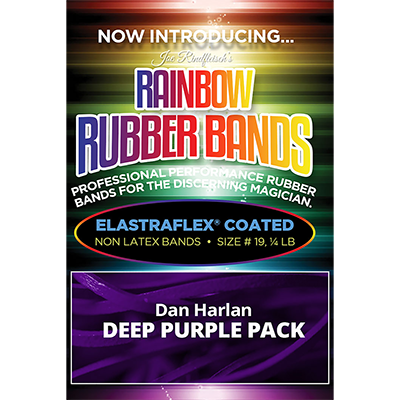 Joe Rindfleisch's Rainbow Rubber Bands (Dan Harlan - Deep Purple Size 19) by Joe Rindfleisch