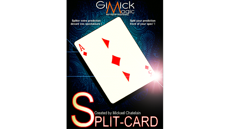 SPLIT-CARD (Blue) by Mickael Chatelain