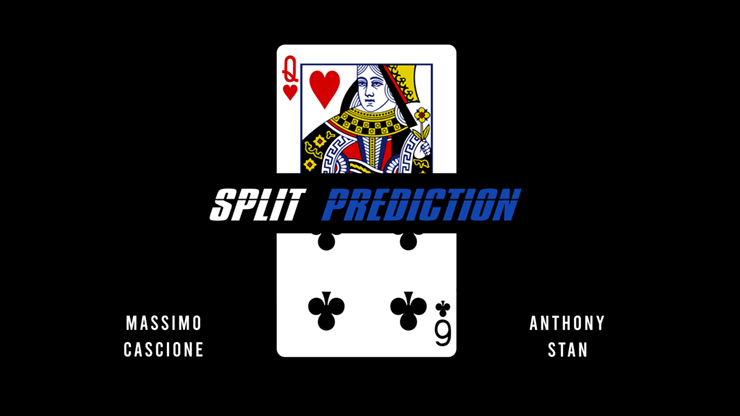 Split Prediction Blue (Gimmicks and online instructions) by Massimo Cascione & Anthony Stan