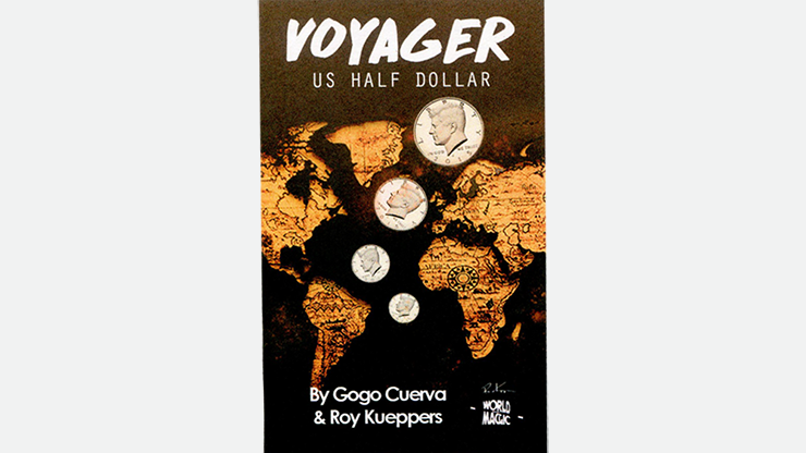 Voyager US Half Dollar (Gimmick and Online Instruction) by GoGo Cuerva / Matrix Routine