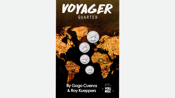 Voyager US Quarter (Gimmick and Online Instruction) by GoGo Cuerva / Matrix Routine