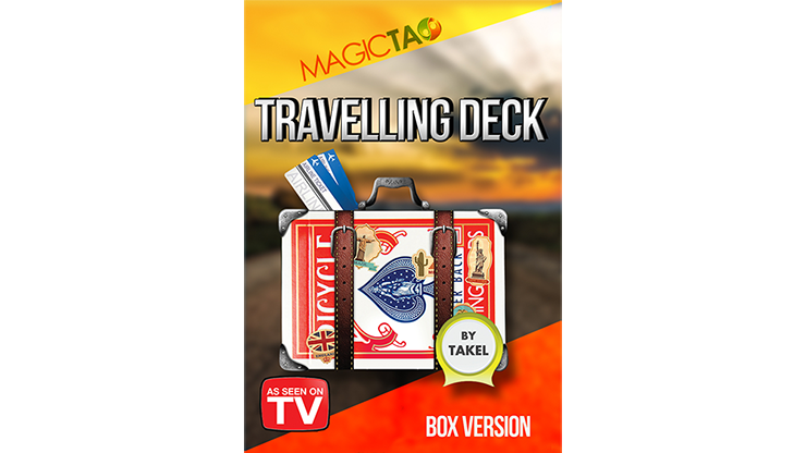  Travelling Deck Box Version Blue (Gimmick and Online Instructions) by Takel 