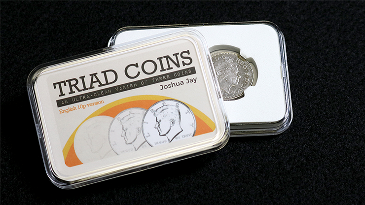 Triad Coins (UK Gimmick and Online Video Instructions) by Joshua Jay and Vanishing Inc.