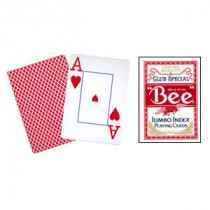 Bee Spielkarten Jumbo Index rot oder blau