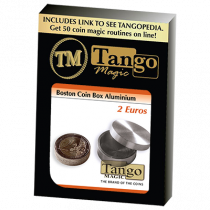 Boston Coin Box (2 Euro Aluminum) by Tango -Trick (A0006)
