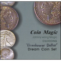 Dream Coin Set EISENHOWER (with DVD) by Johnny Wong Trick