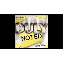 DULY NOTED RED (Gimmick and Online Instructions) by Danny Weiser 