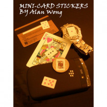 Mini Card Stickers (12 sheets) by Alan Wong