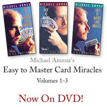 Easy to master card miracles by Michael Ammar Vol 3 (DVD)